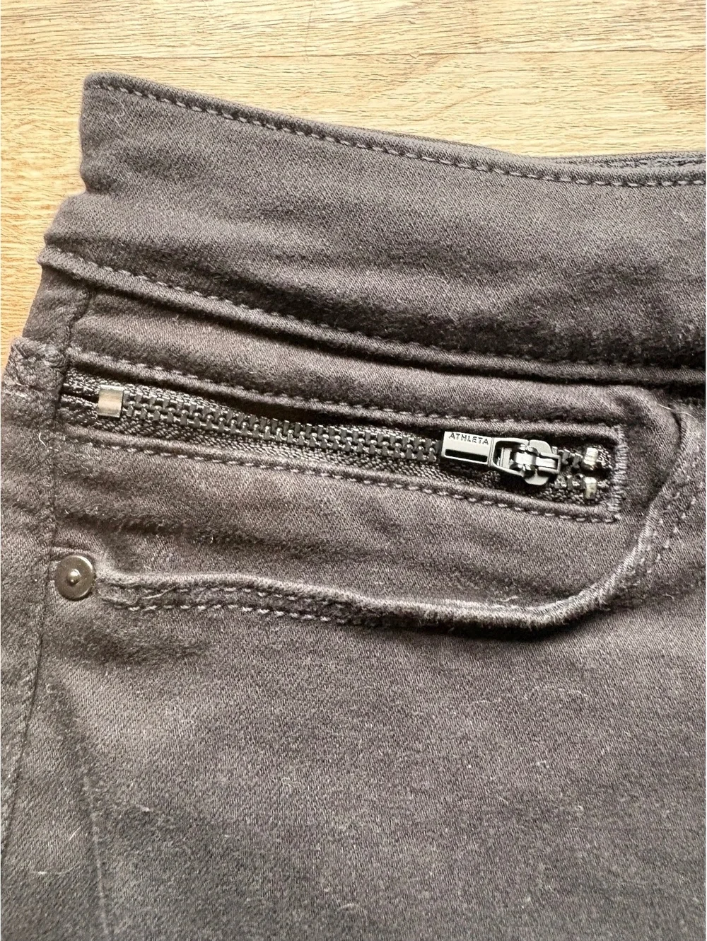 Athleta Black Flex Ultra Soft Skinny Jeans Size 6